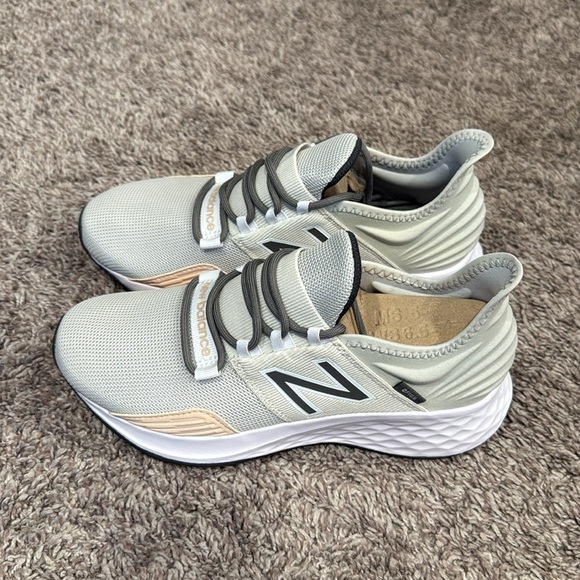 New Balance X Figs Roav Light Gray and Tan Sneakers size 5 - Picture 4 of 6